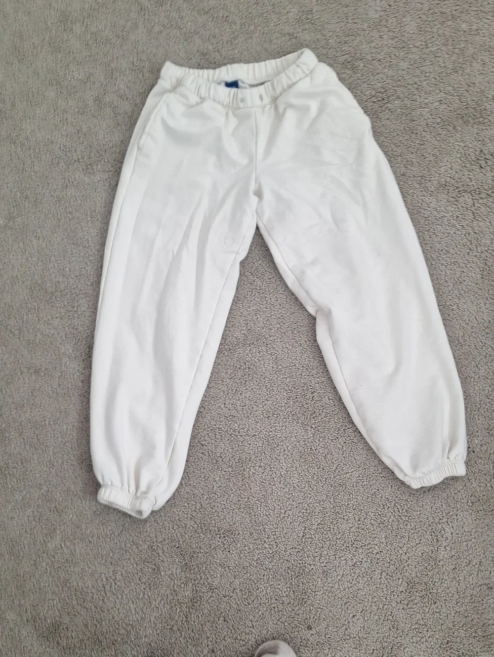 Old Navy Kids White Fleece Sweatpants
